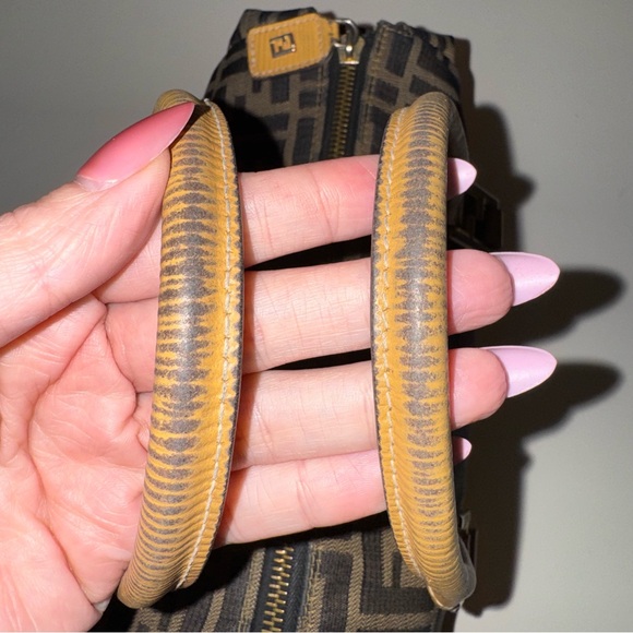 Fendi Brown and Tan Boston Bag - Picture 7 of 9